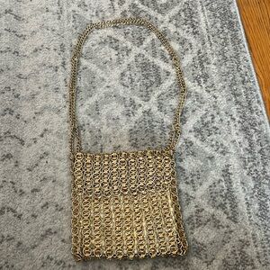 vintage gold evening bag great condition